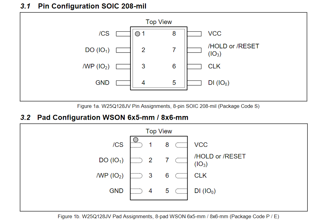 W25Q128JVSIQ WSON8