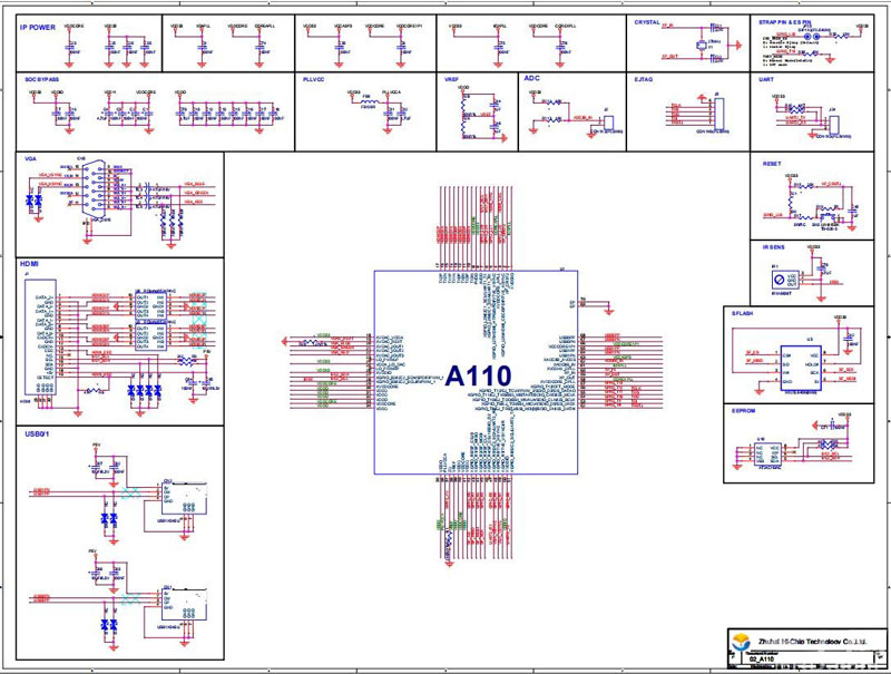 珠海海奇A110 pcb电路图